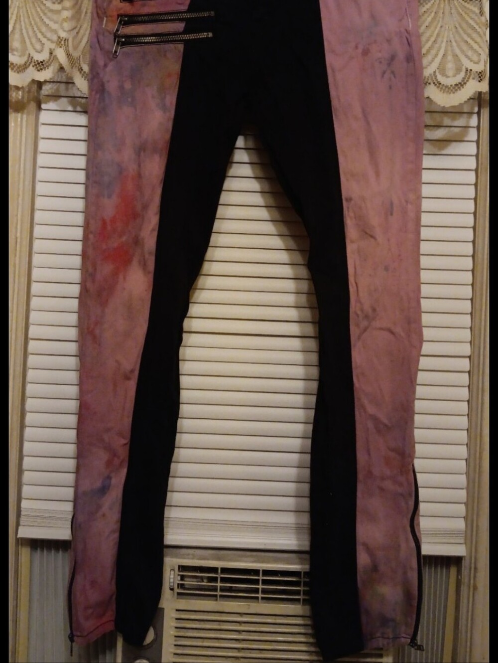 Men's large dyed killstar skinny jeans